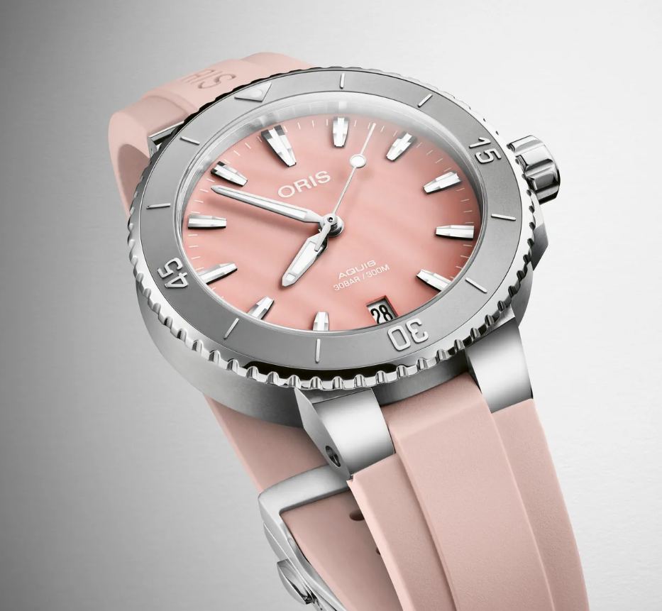 ORIS  Женские швейцарские часы, автоматический механизм, сталь, 36,5 мм